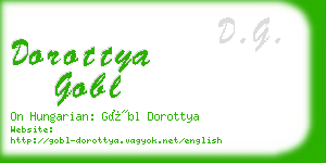 dorottya gobl business card